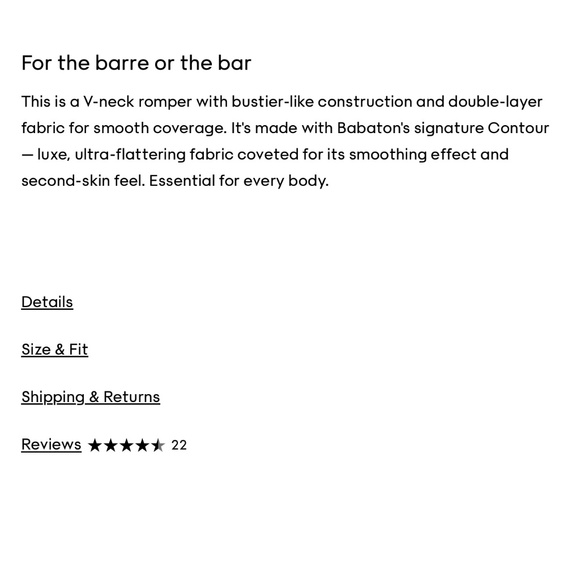 Aritzia Babaton Contour V-Neck Romper - Picture 5 of 5